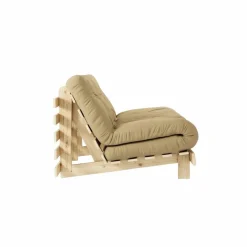 Roots 140 Bäddsoffa Med Madrass, Raw / Wheat Beige
