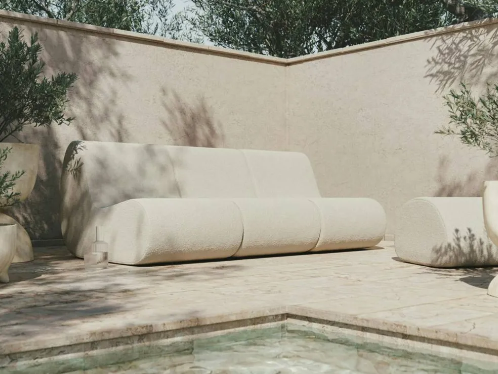 Rouli Center Modulsoffa, Off-white