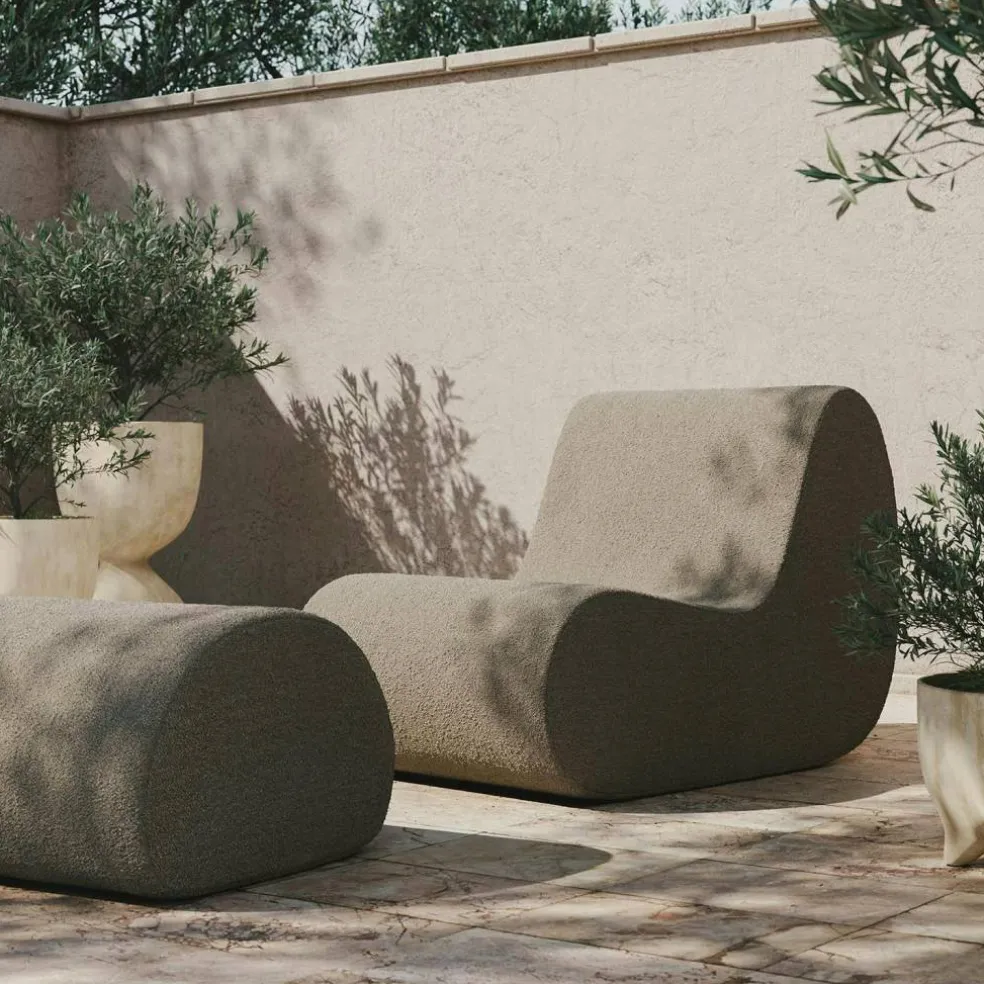 Rouli Sittpuff / Fotpall, Sand