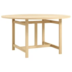 Round Matbord Ø130 cm, Ek