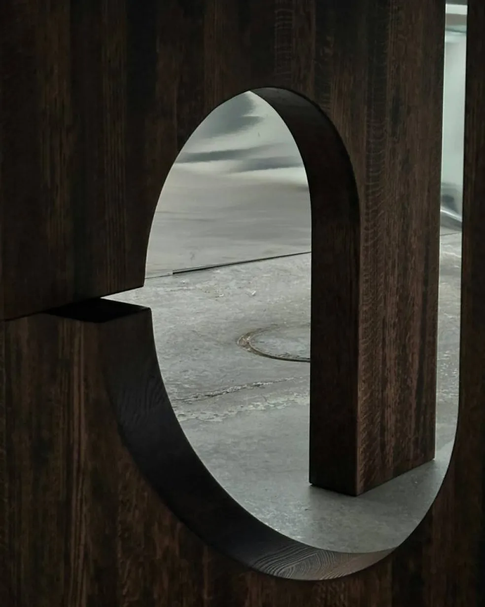 Sanders Matbord 160 cm, Mörk Ek