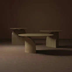 Savoa Soffbord Ø84 cm, Oljad Ek