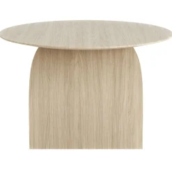 Savoa Soffbord Ø64 cm, Vit Ek