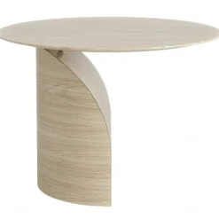 Savoa Soffbord Ø64 cm, Vit Ek