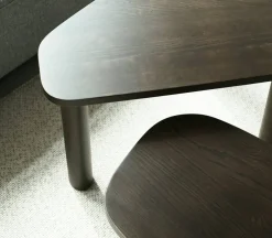 Sculp Soffbord L, Mörkbetsad Ask