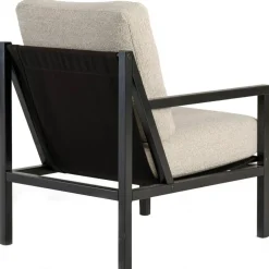 Seventy Five Wood Fåtölj, Svart Ek / Bouclé Sand
