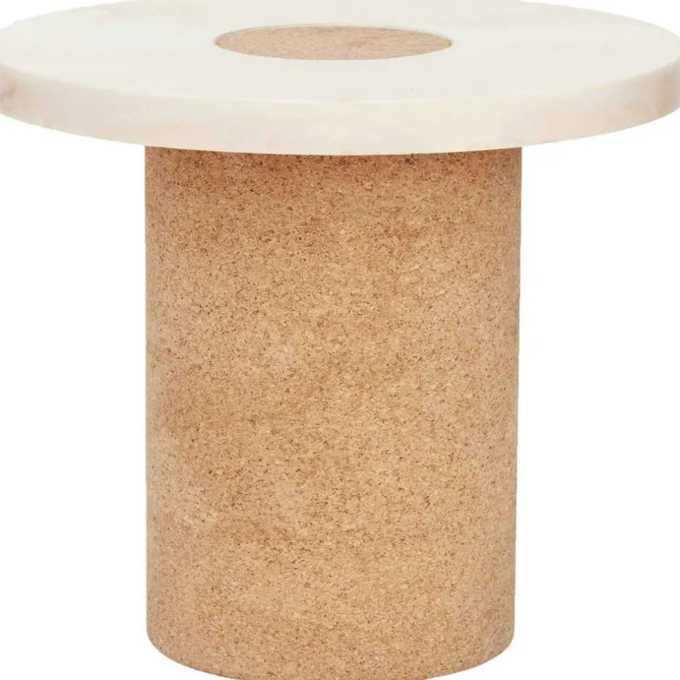 Sintra Bord Vit Marmor, Ø 39 cm