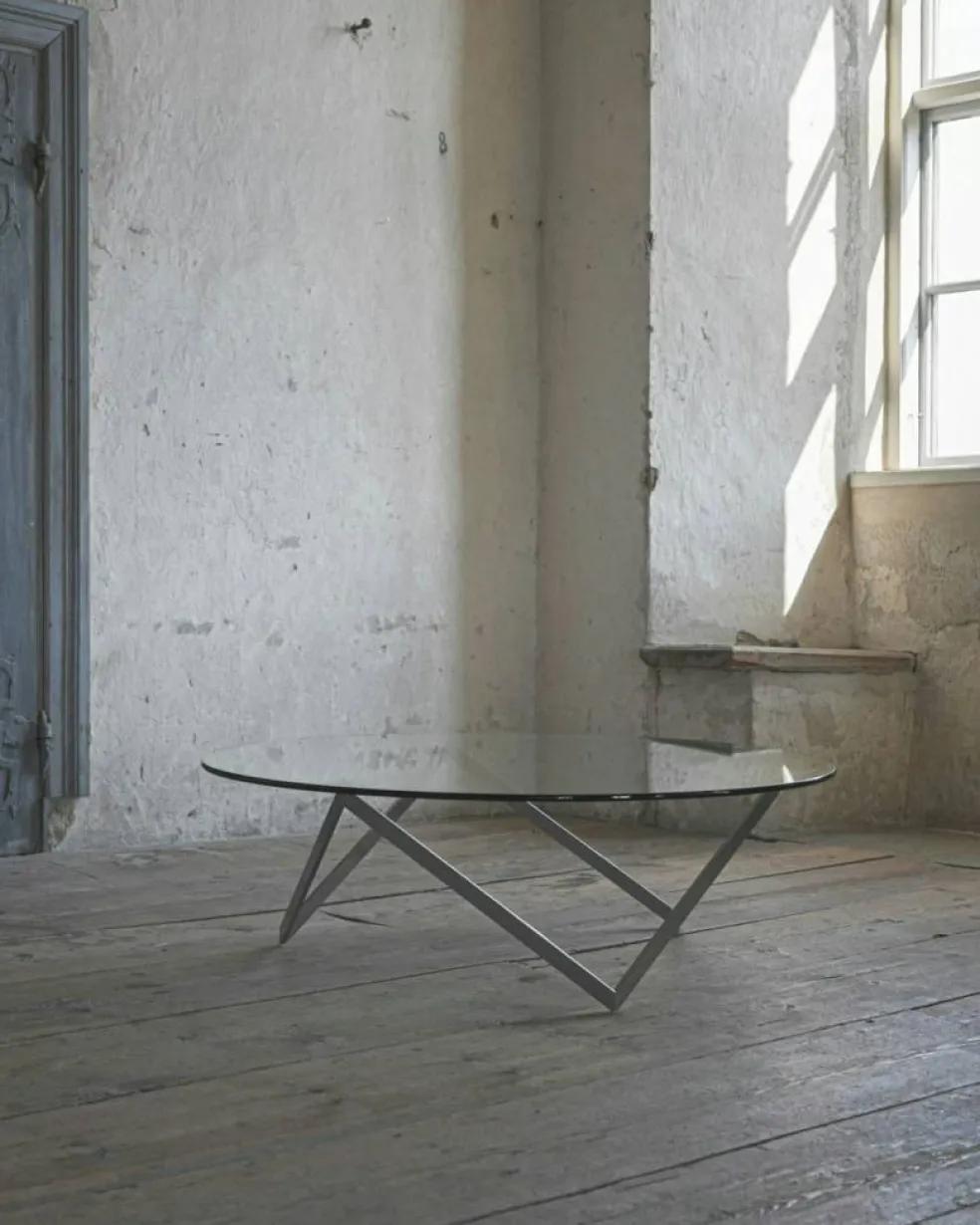 Sirius Soffbord Ø120x38 cm, Silver Grey
