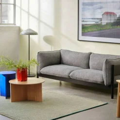 Slit Bord Runt Ø65, Lackad Ek