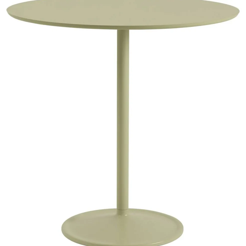 Soft Barbord Ø95x95 cm, Laminat Beige Green