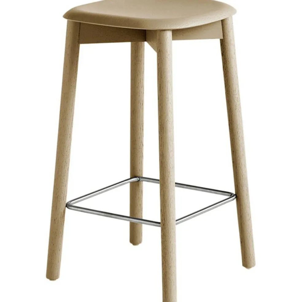 Soft Edge 32 Låg Barstol, Vattenbaserad Lackad Ek