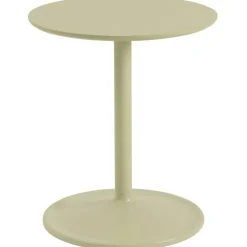 Soft Sidobord Ø41x48 cm, Laminat Beige Green