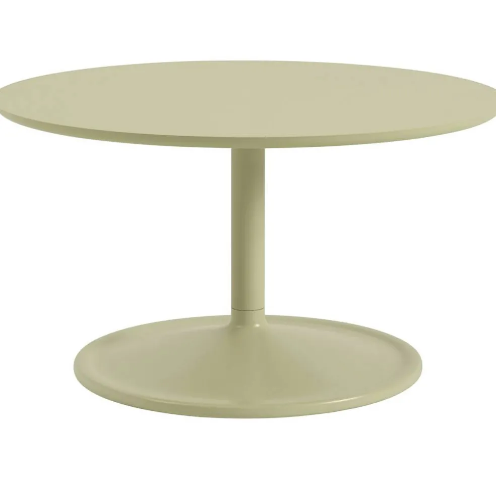 Soft Soffbord, Laminatet Ø95 cm, Laminat Beige Green