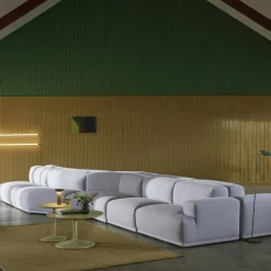 Soft Soffbord, Laminatet Ø95 cm, Laminat Beige Green