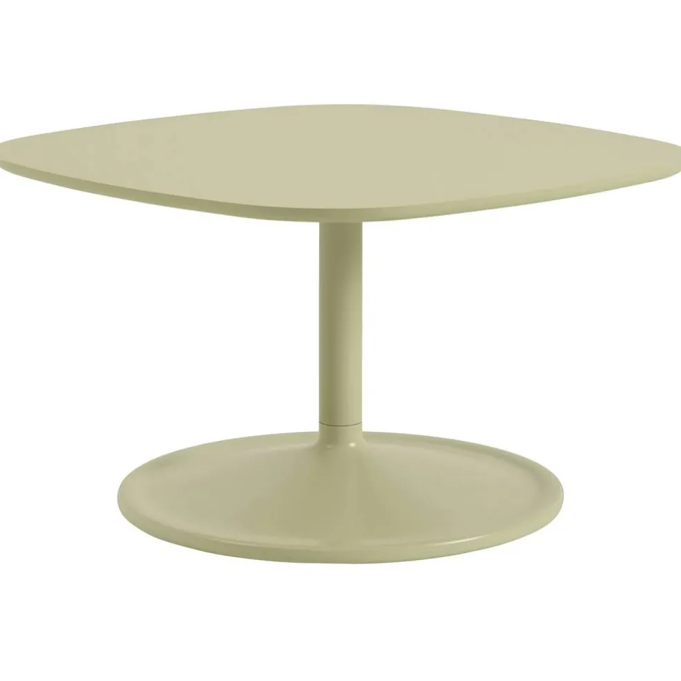 Soft Soffbord 70x70 cm, Laminat Beige Green