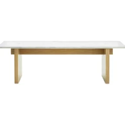 Solid Soffbord, Vit Marmor