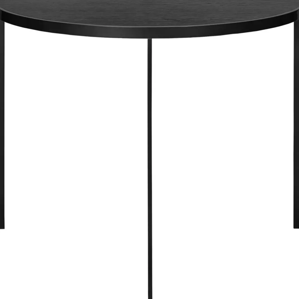 Square Konsolbord 93x46x70 cm, Svart/Svart Ek