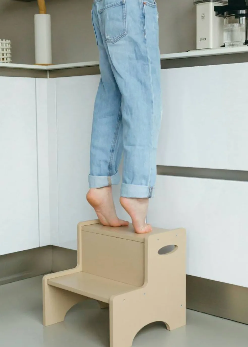 Step Up Barnpall 34x33 cm, Beige