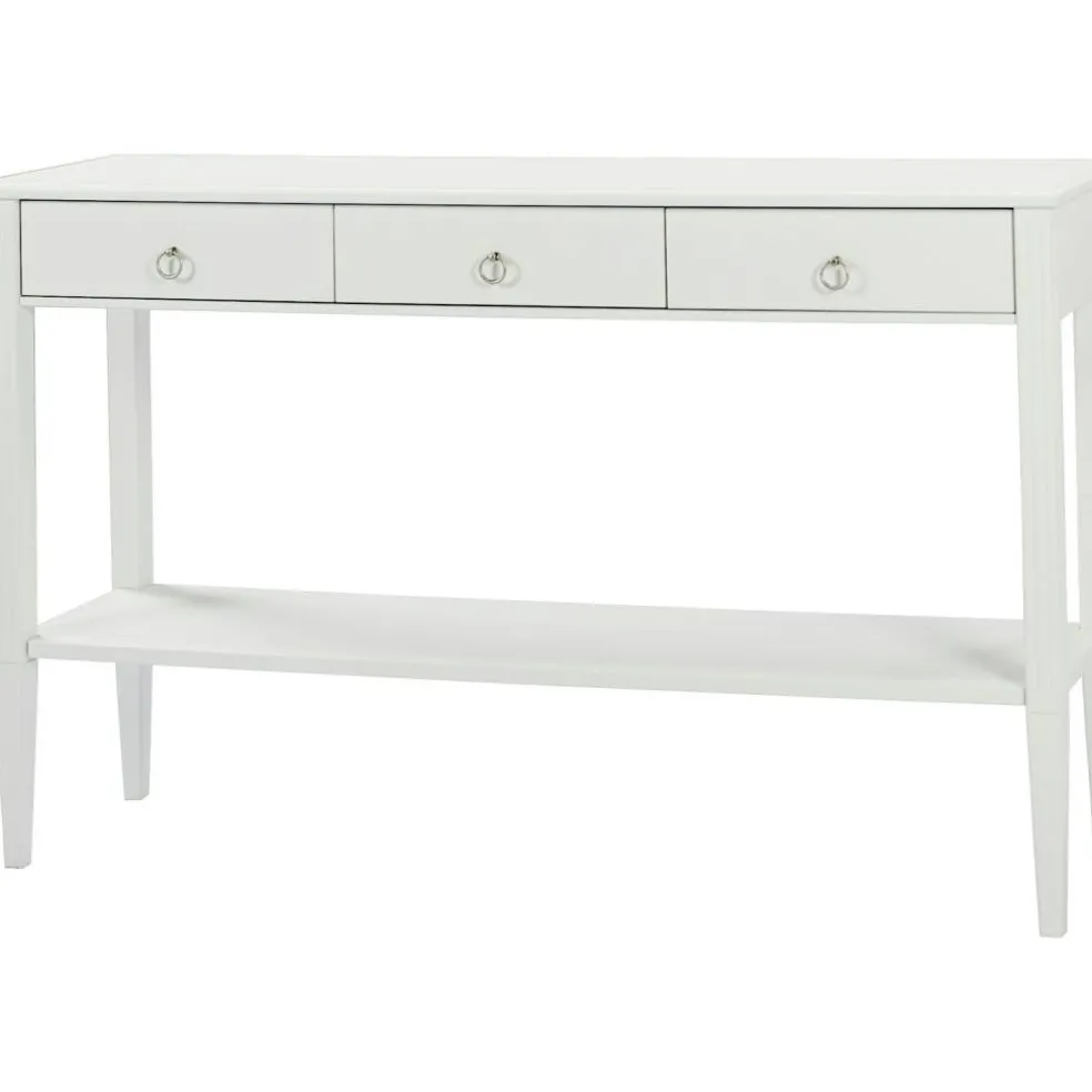 Stockholm 2.0 Avlastningsbord 130x34x80, Whitewash