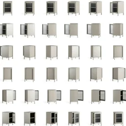 Store Sängbord, Pebble Grey
