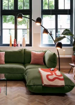 Sumo Fotpall Sammet, Deep Green