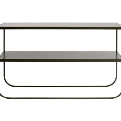Tati Console 120 Sidobord, Char Grey / Nero Marquina