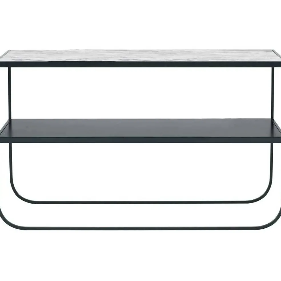 Tati Console 120 Sidobord, Gjort av sten, Quartz Grey / Elegant Grey