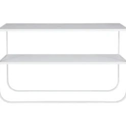 Tati Console 120 Sidobord, Vit / Carraramarmor