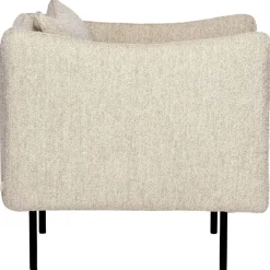 Tiki Fåtölj S W:70 cm, Svarta Ben / Sand