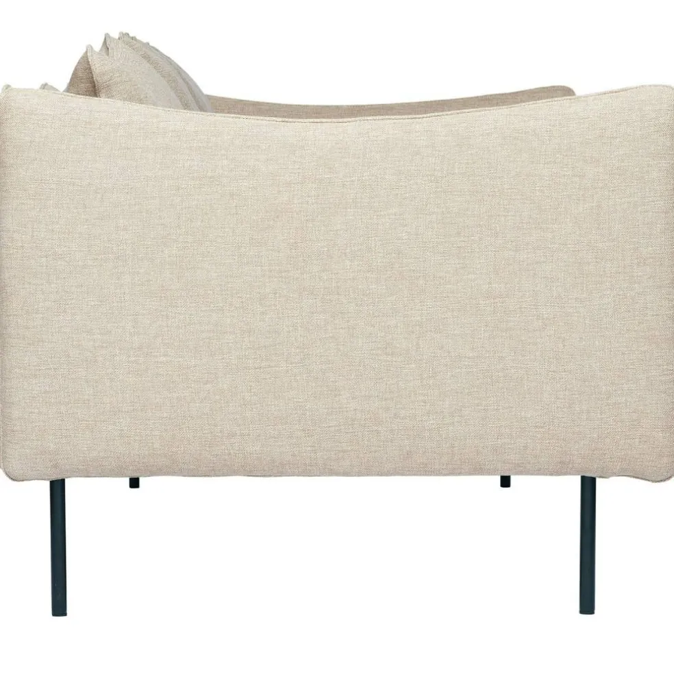 Tiki Soffa 3-Sits, Svarta Ben / Clay