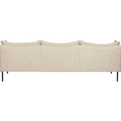 Tiki Soffa 3-Sits, Svarta Ben / Clay
