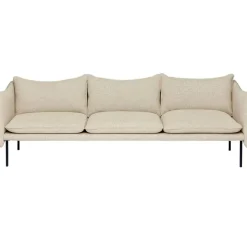 Tiki Soffa 3-Sits, Svarta Ben / Clay