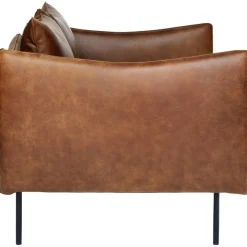 Tiki Soffa 3-Sits, Svarta Ben / Skinn Vintage Rangers