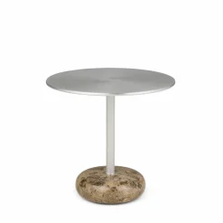 Ton Sidobord Stort Brun Marmor