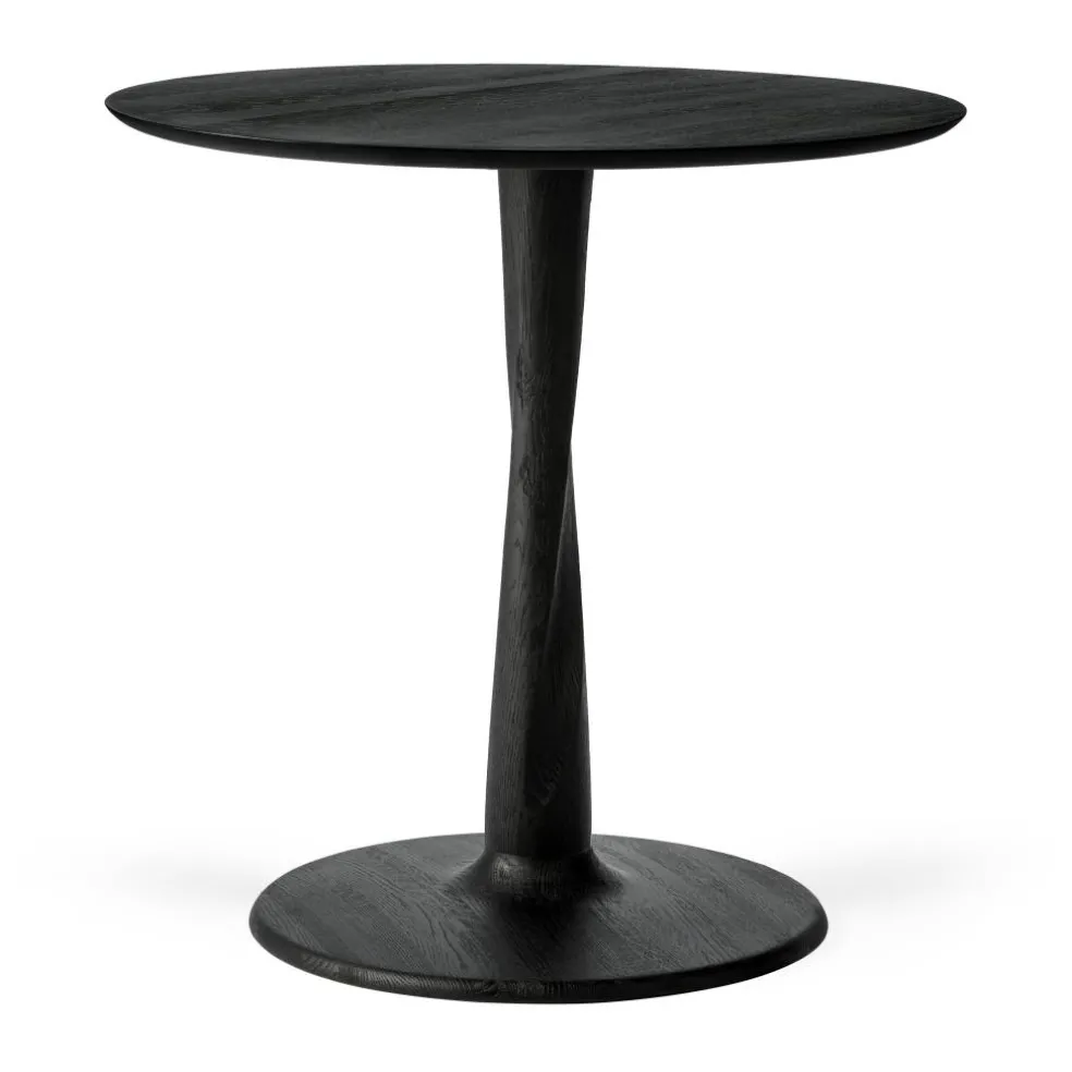 Torsion Bord Ø70x69 Cm cm, Svart Ek
