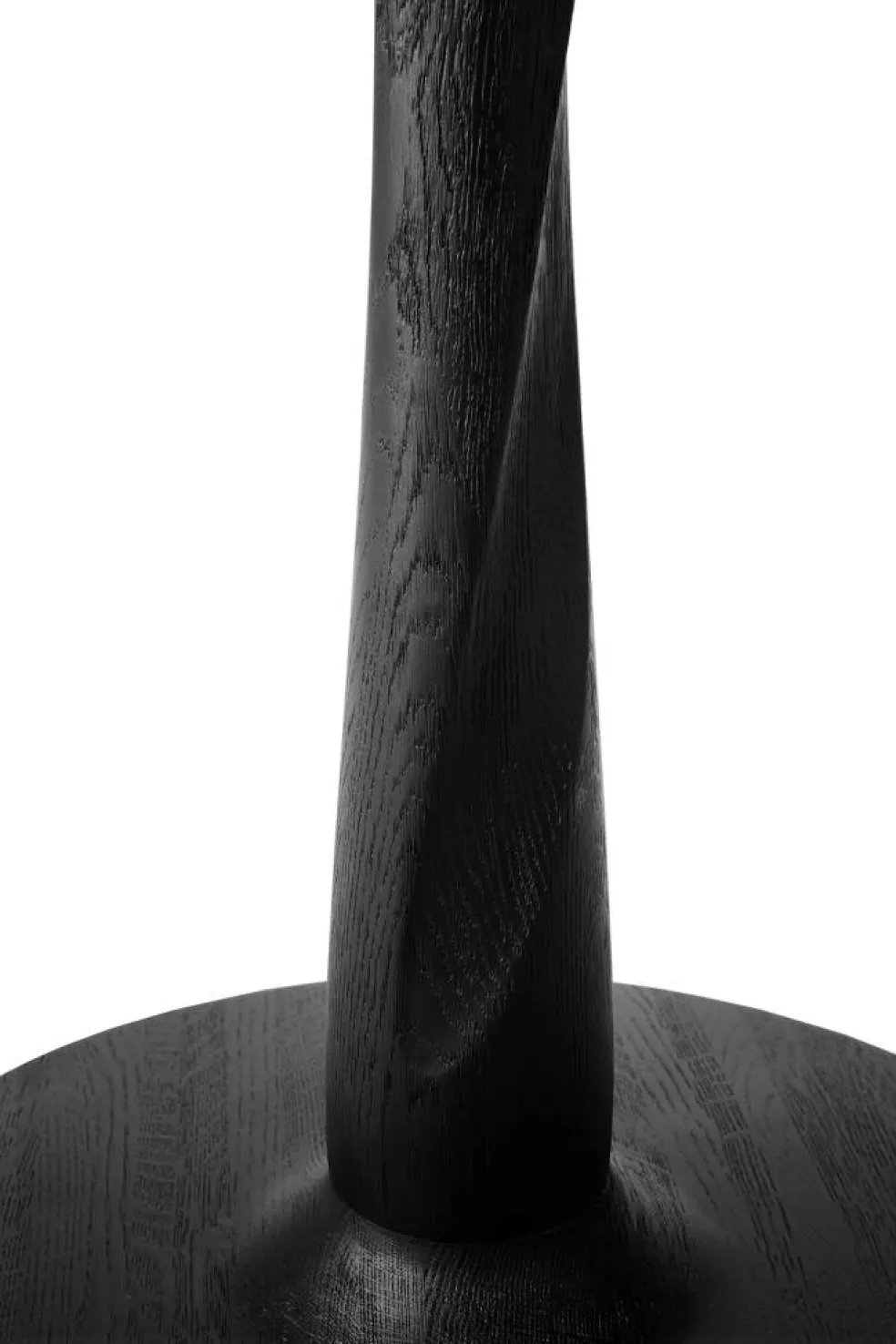 Torsion Bord Ø90x69 cm, Svart Ek