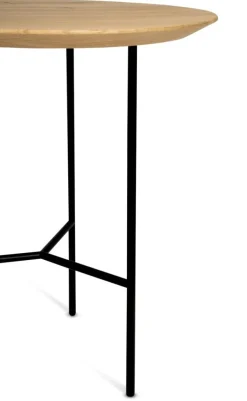 Tribeca Soffbord Lackad Ek / Svart, 110 cm