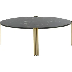 Tribus Soffbord Oval, Guld / Svart