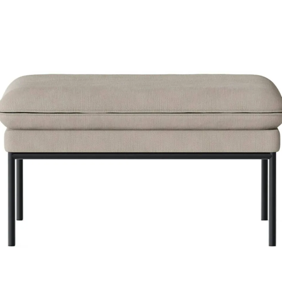 Turn Boucle Sittpuff, Natur/Svart