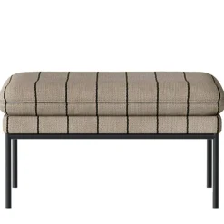 Turn Boucle Sittpuff, Sand/Svart