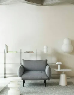 Turn Soffbord , Vit Marmor