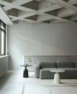 Turn Soffbord , Vit Marmor