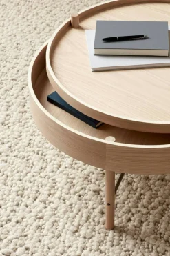 Turning Bord, White Oak ø65 cm