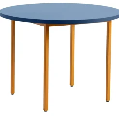 Two-Colour Bord Ø105 cm, Ochre / Blå