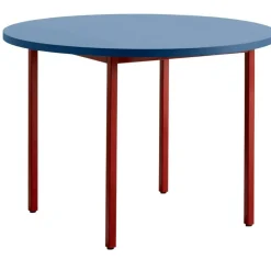 Two-Colour Bord Ø105 cm, Vinröd / Blå