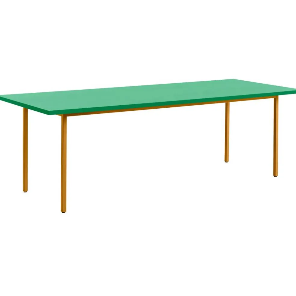 TwoColour Bord 240x90 cm, Ochre / Green Mint