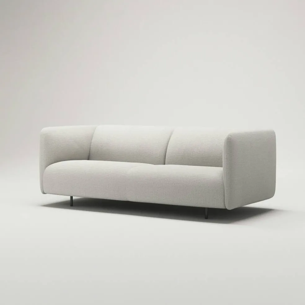 Urban 2,5-Sitssoffa Bouclétyg, Calm White