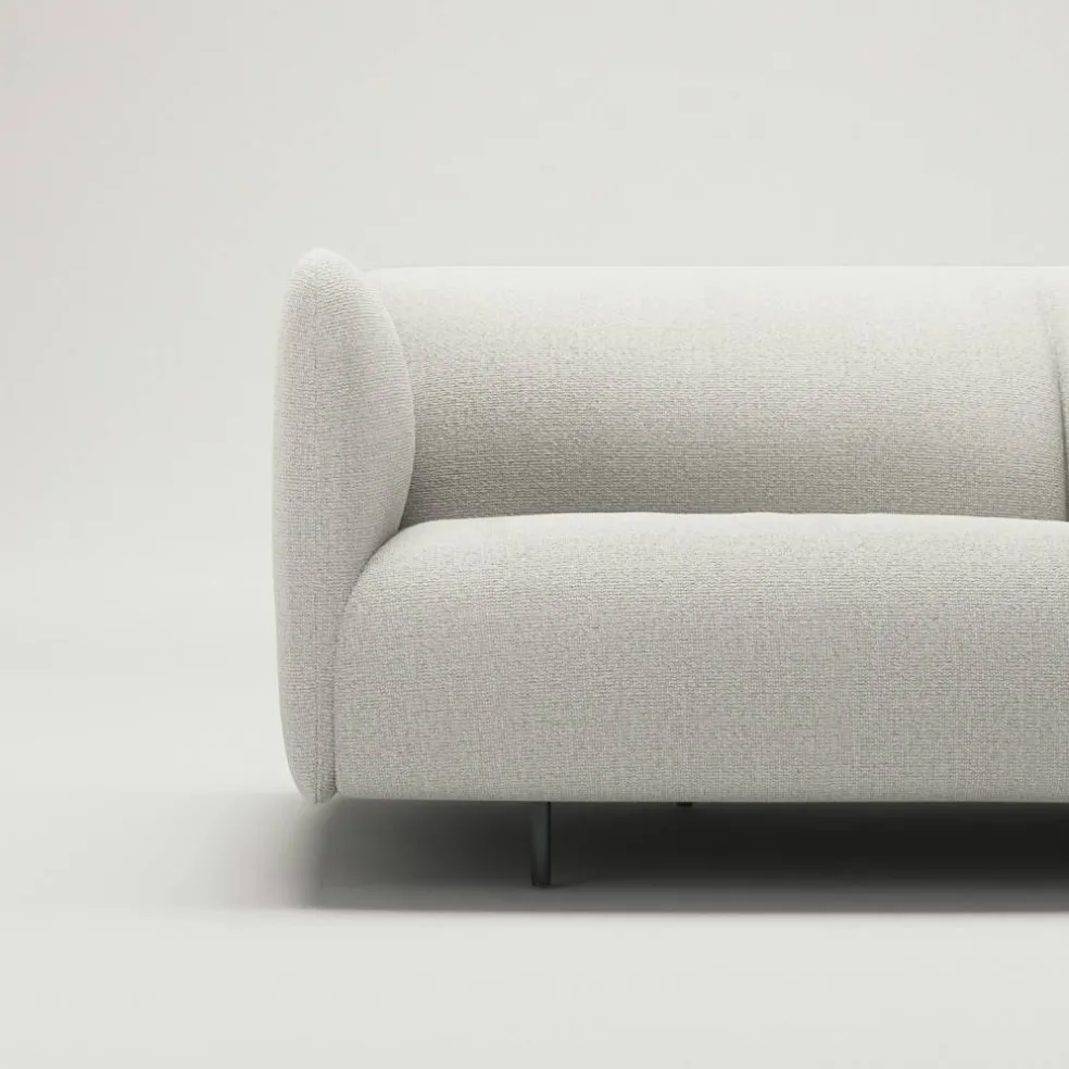 Urban 2,5-Sitssoffa Bouclétyg, Calm White