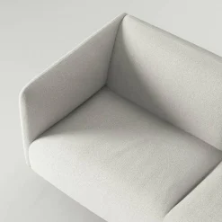 Urban 2,5-Sitssoffa Bouclétyg, Calm White