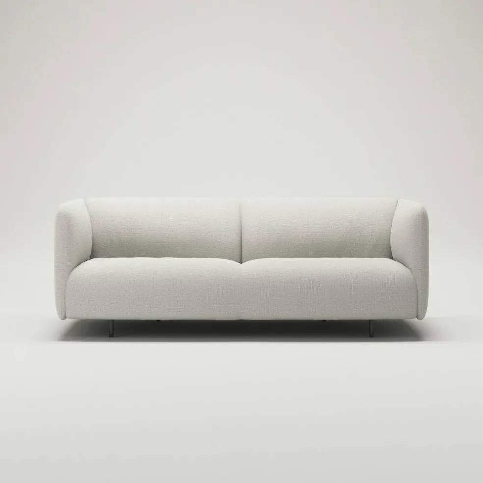 Urban 2,5-Sitssoffa Bouclétyg, Calm White